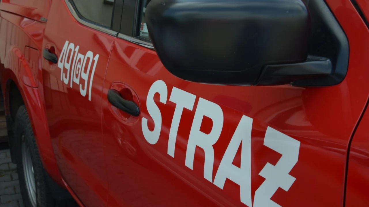 Pożar autobusu i wypadek na Malinowskiej