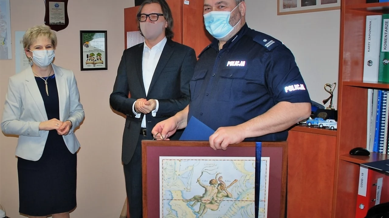 Pożegnali komendanta z Pelplina