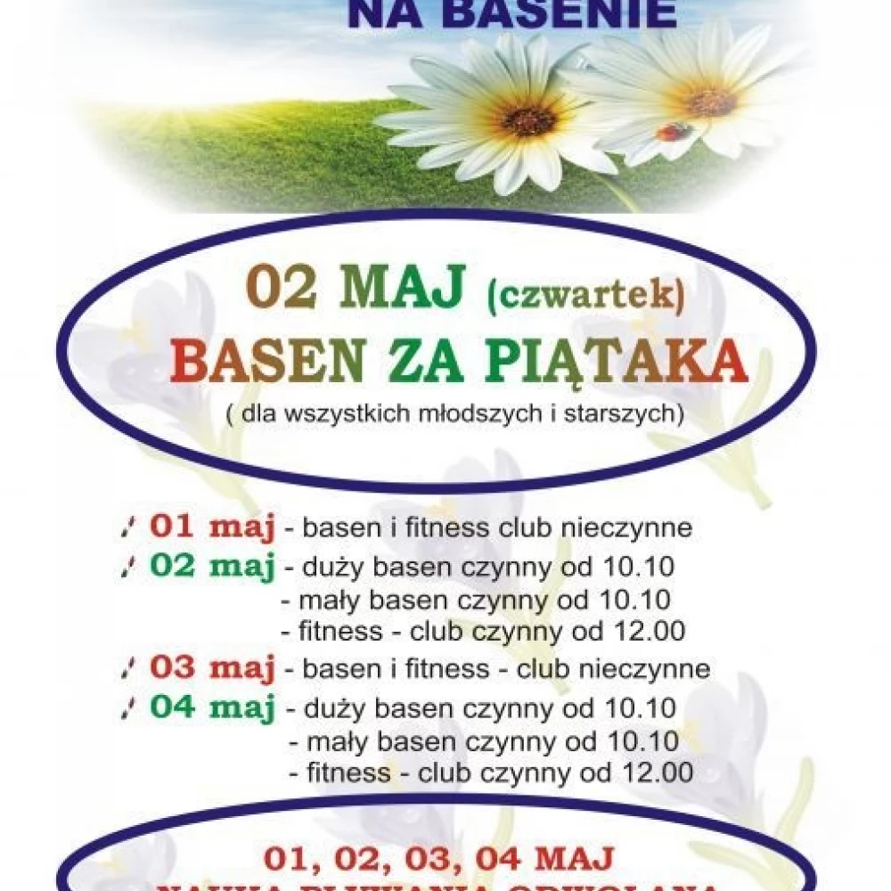 Promocja na basenie