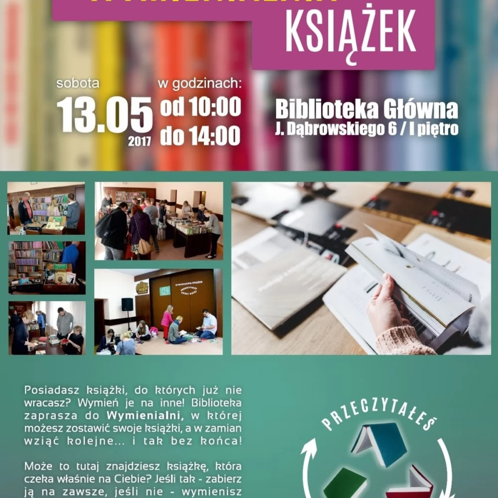 Przeczytałeś, podaj dalej. Wymienialnia książek