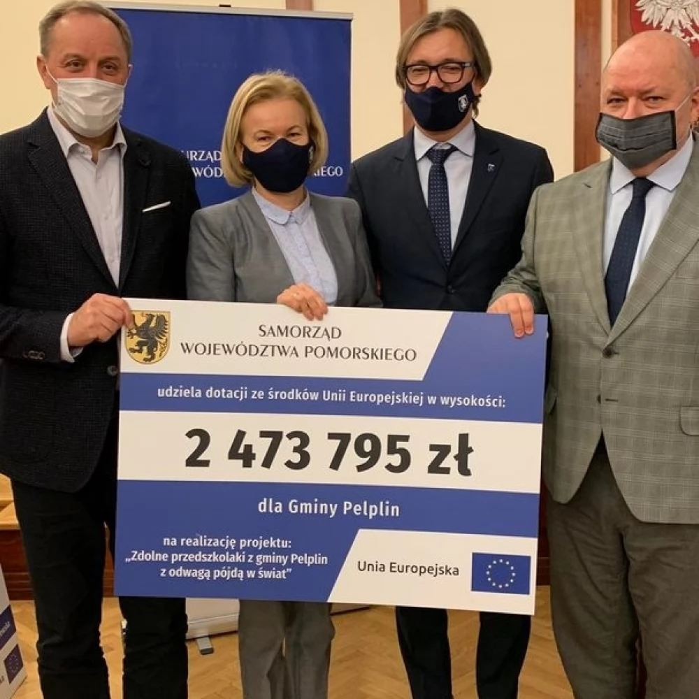 Przedszkola z terenu gminy Pelplin otrzymają blisko 2,5 mln zł dofinansowania