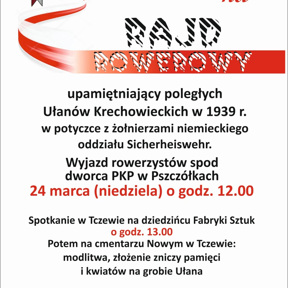 Rajd rowerowy dla upamiętnienia