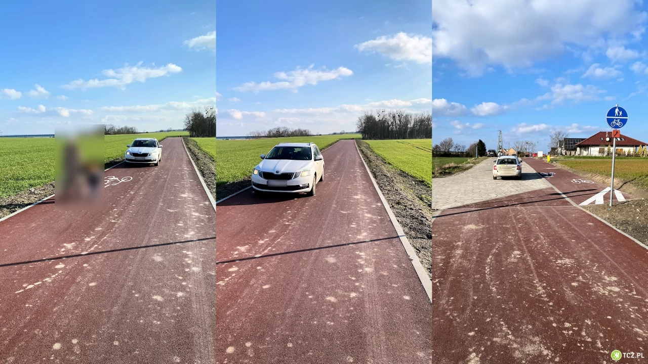 Robią sobie z drogi rowerowej autostradę