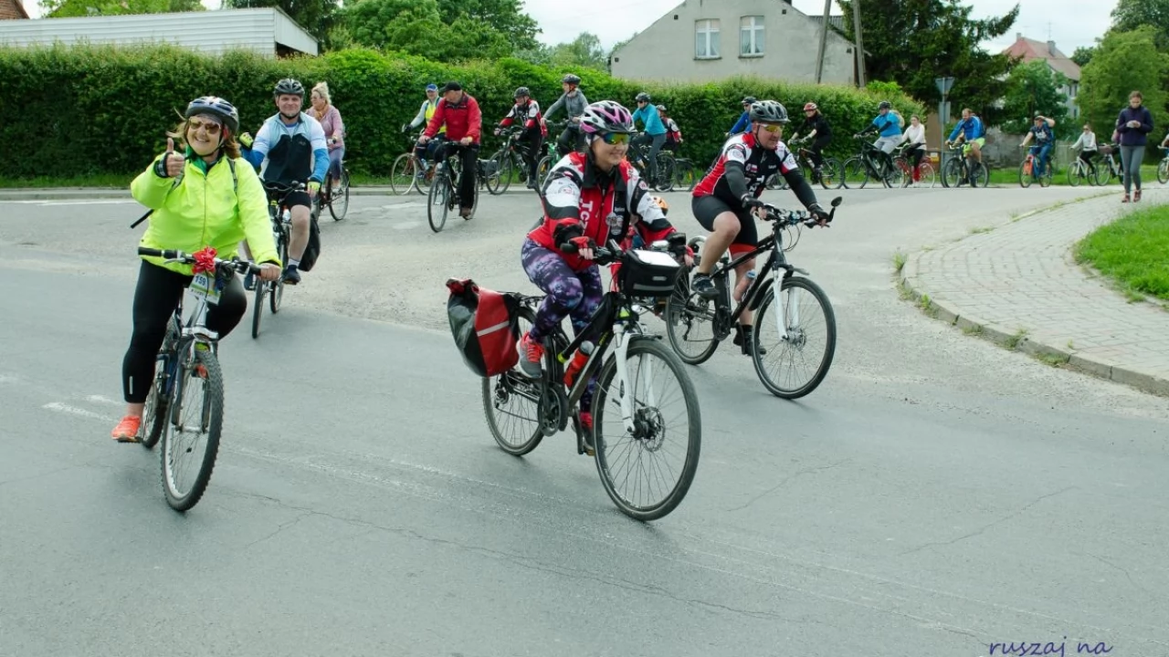 Rowerowy Rajd Gwiaździsty przejechał przez Powiat Tczewski