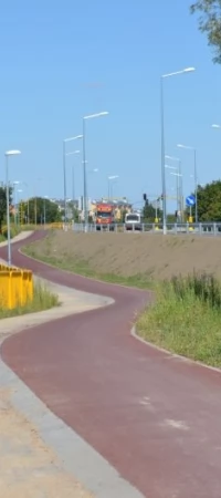 Droga rowerowa wzdłuż dk 91