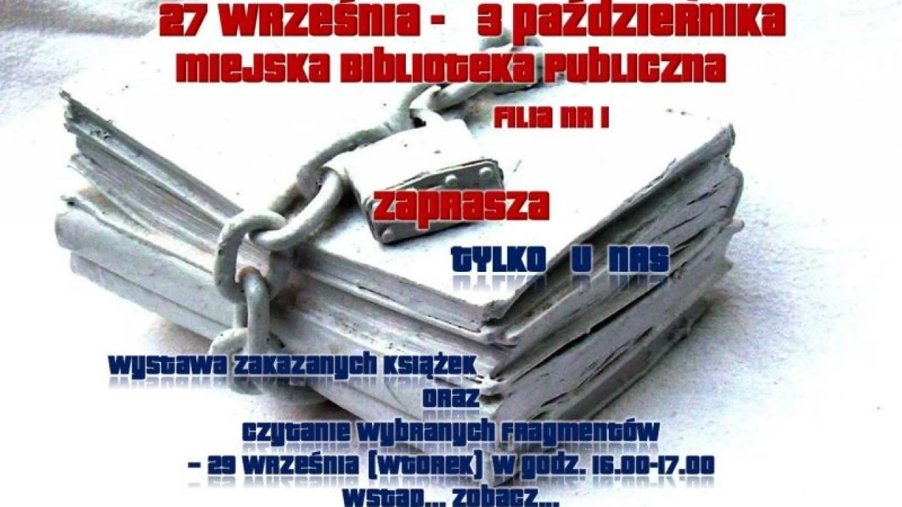 Rozpoczął się Tydzień Zakazanych Książek