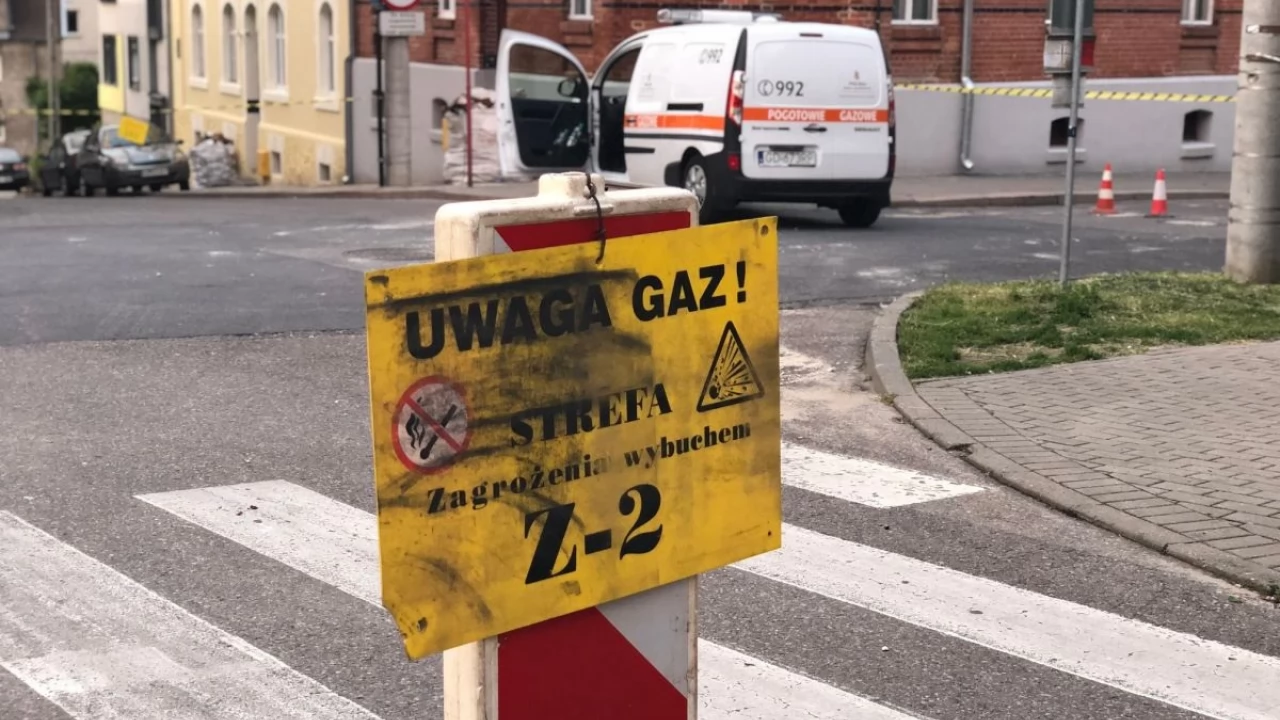Rozszczelnienie sieci gazowej na Paderewskiego