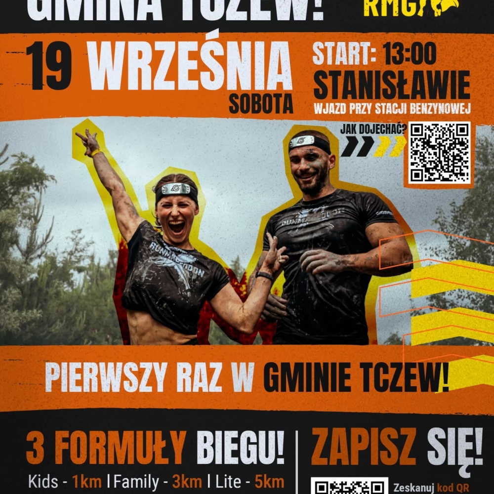 Runmageddon Lite po raz pierwszy w Gminie Tczew!