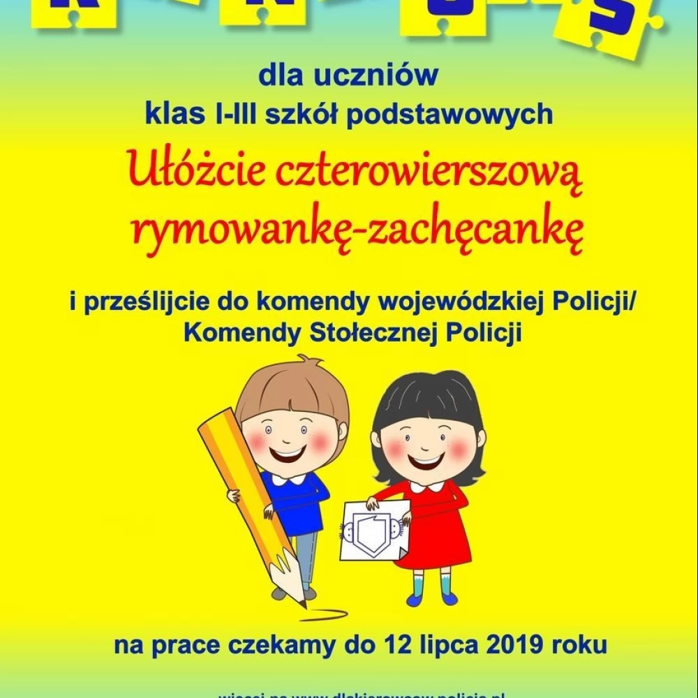 Ruszył policyjny konkurs dla maluchów