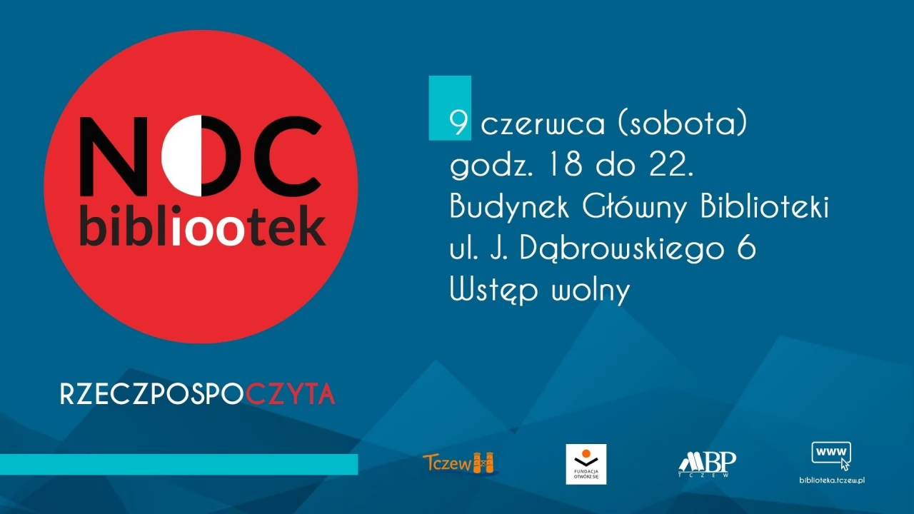 RzeczpospoCzyta! IV Ogólnopolska Noc Bibliotek w Tczewie