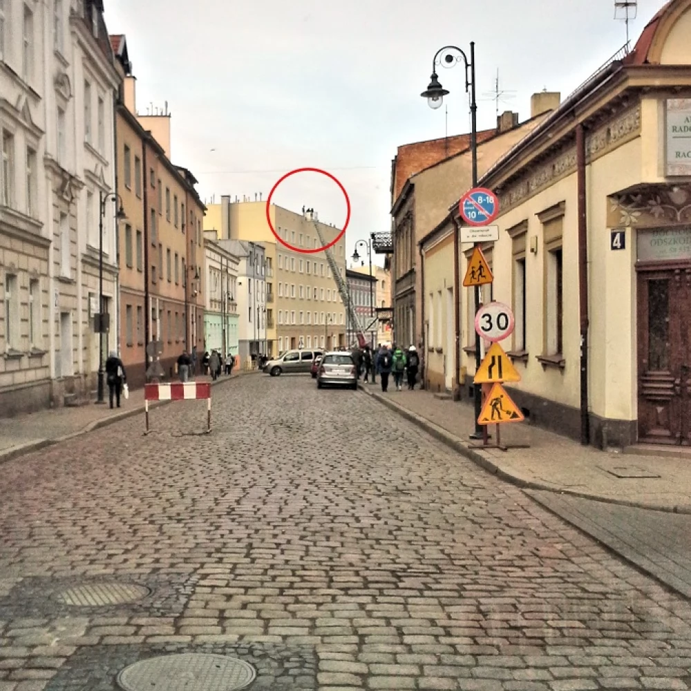 Samobójca na ulicy Kościuszki?