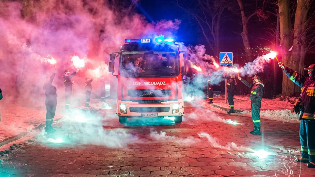 Samochód za blisko milion złotych trafił w ręce strażaków z Miłobądza