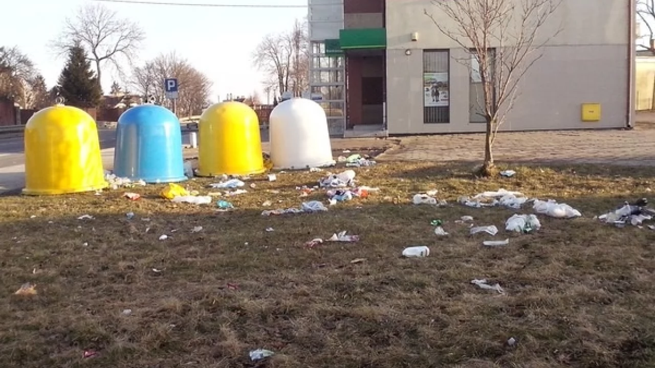 Segregacja odpadów w Miłobądzu