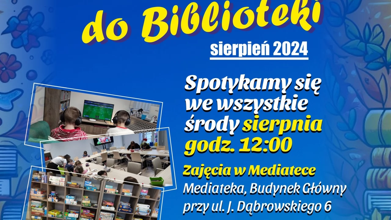Sierpniowe zajęcia dla dzieci w Mediatece