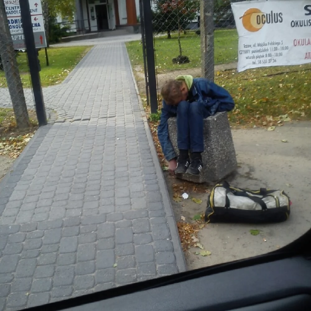 Skandal przed przychodnią