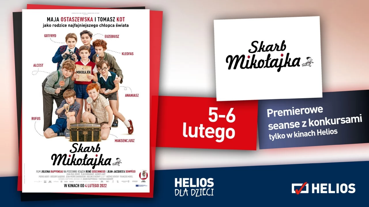 Skarb Mikołajka w kinach Helios