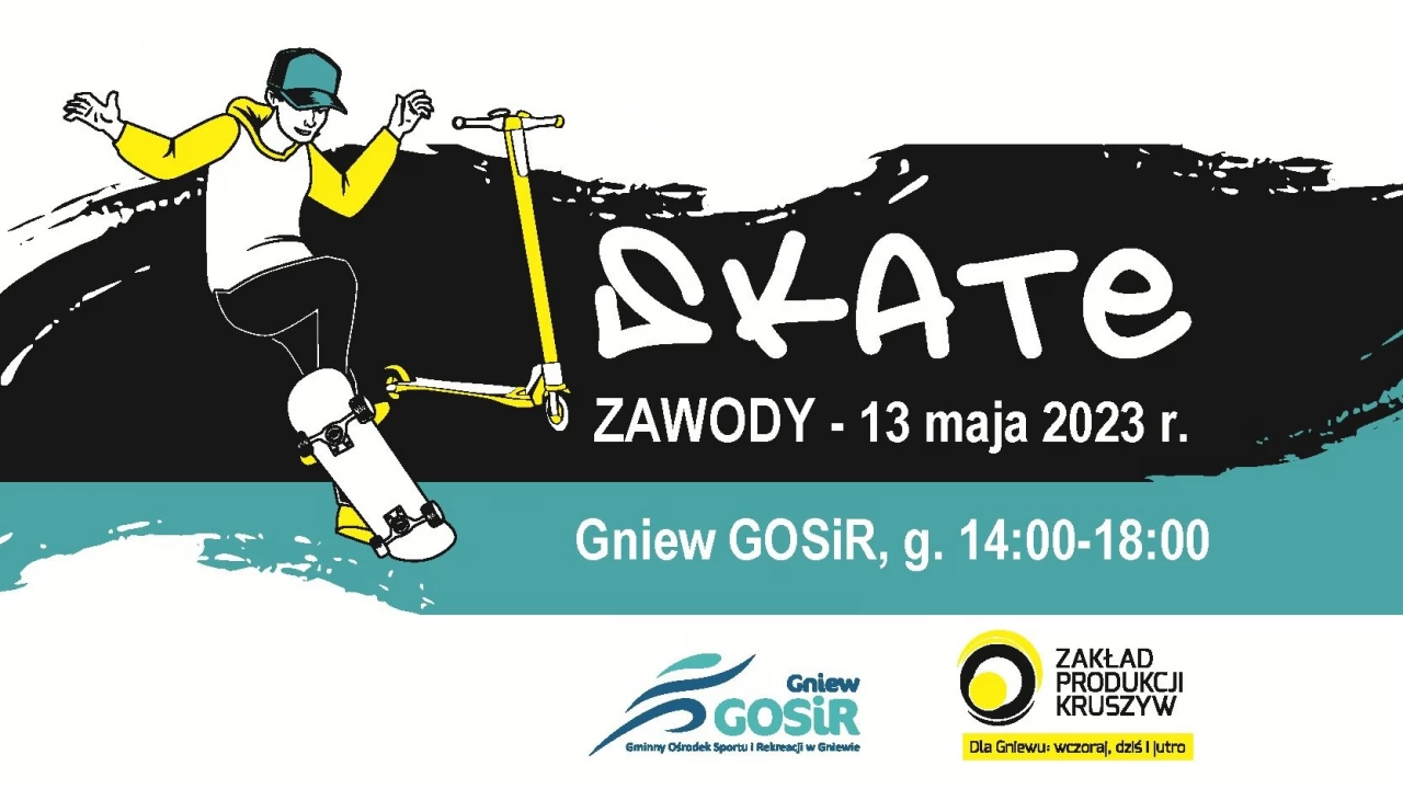 Skocz po dobrą zabawę! Zawody i piknik na skateparku w Gniewie