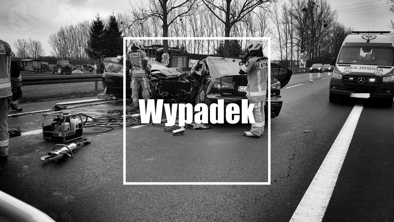 Śmiertelny wypadek na trasie między Pruszczem a Tczewem