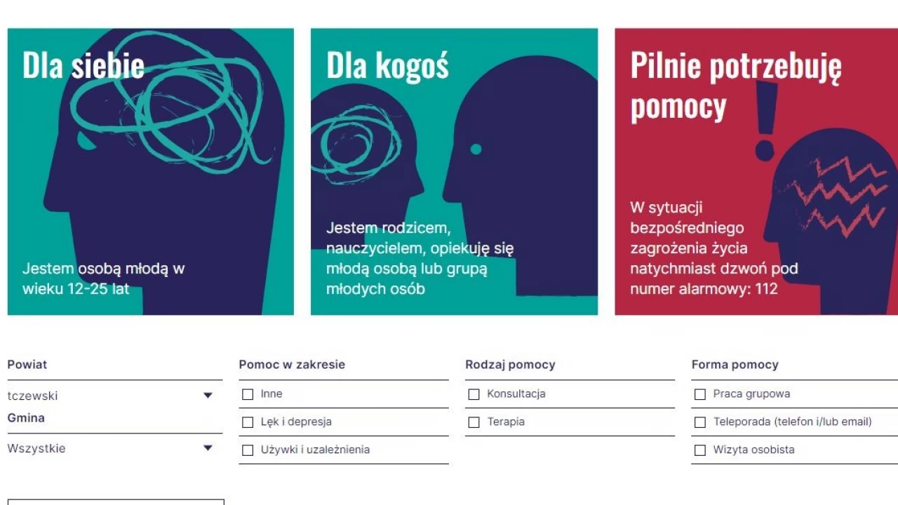 Specjalna platforma ma pomóc młodym ludziom w kryzysie psychicznym