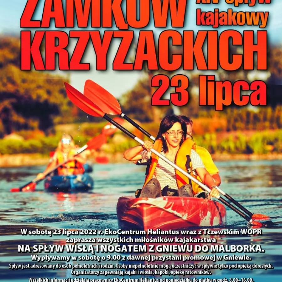 Spływ szlakiem zamków krzyżackich