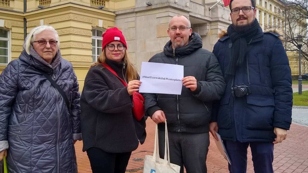 Społecznicy z Tczewa kontynuują wizytę w Warszawie ws. Mostu Tczewskiego