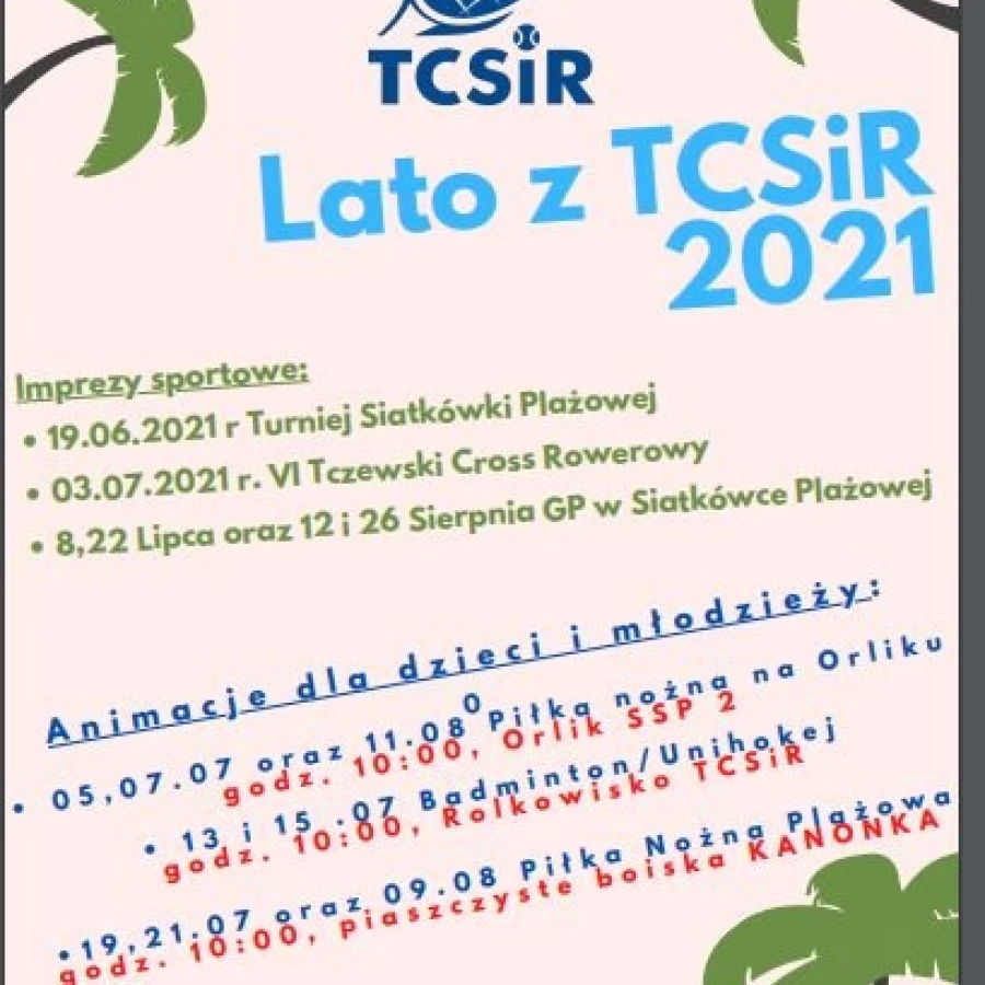 Sportowe lato z TCSiR