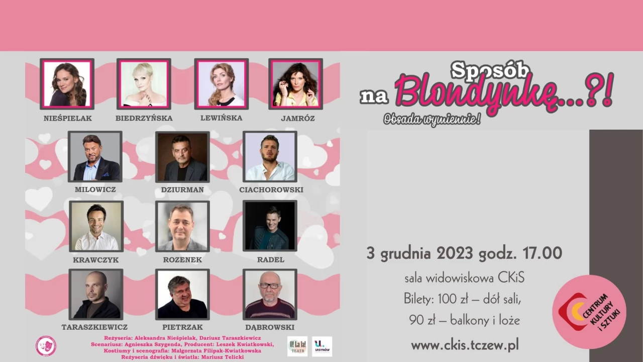 Sposób na Blondynkę...?! - spektakl w gwiazdorskiej obsadzie