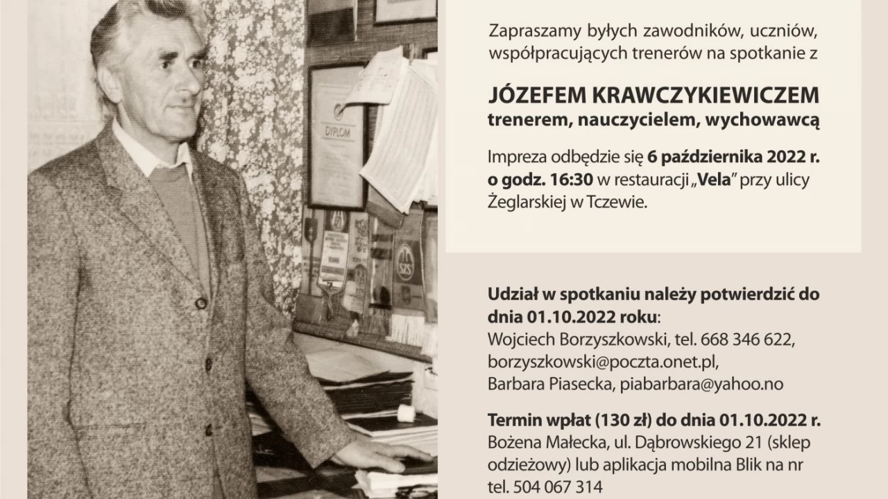 Spotkanie dla byłych wychowanków i współpracowników trenera Józefa Krawczykiewicza
