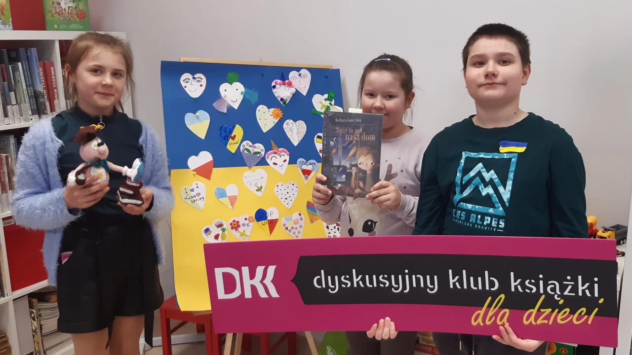 Spotkanie Dyskusyjnego Klubu Książki dla Dzieci w Bibliotece na Czyżykowie