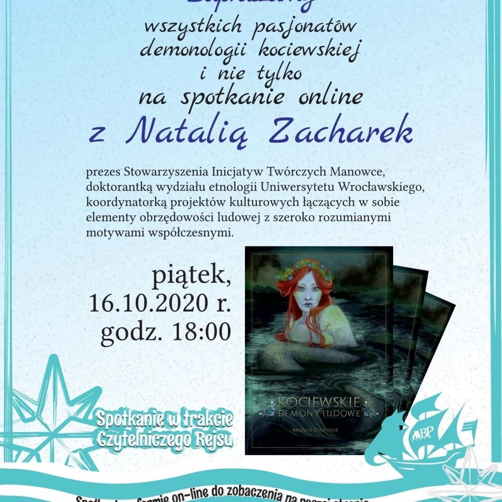 Spotkanie online z Natalią Zacharek