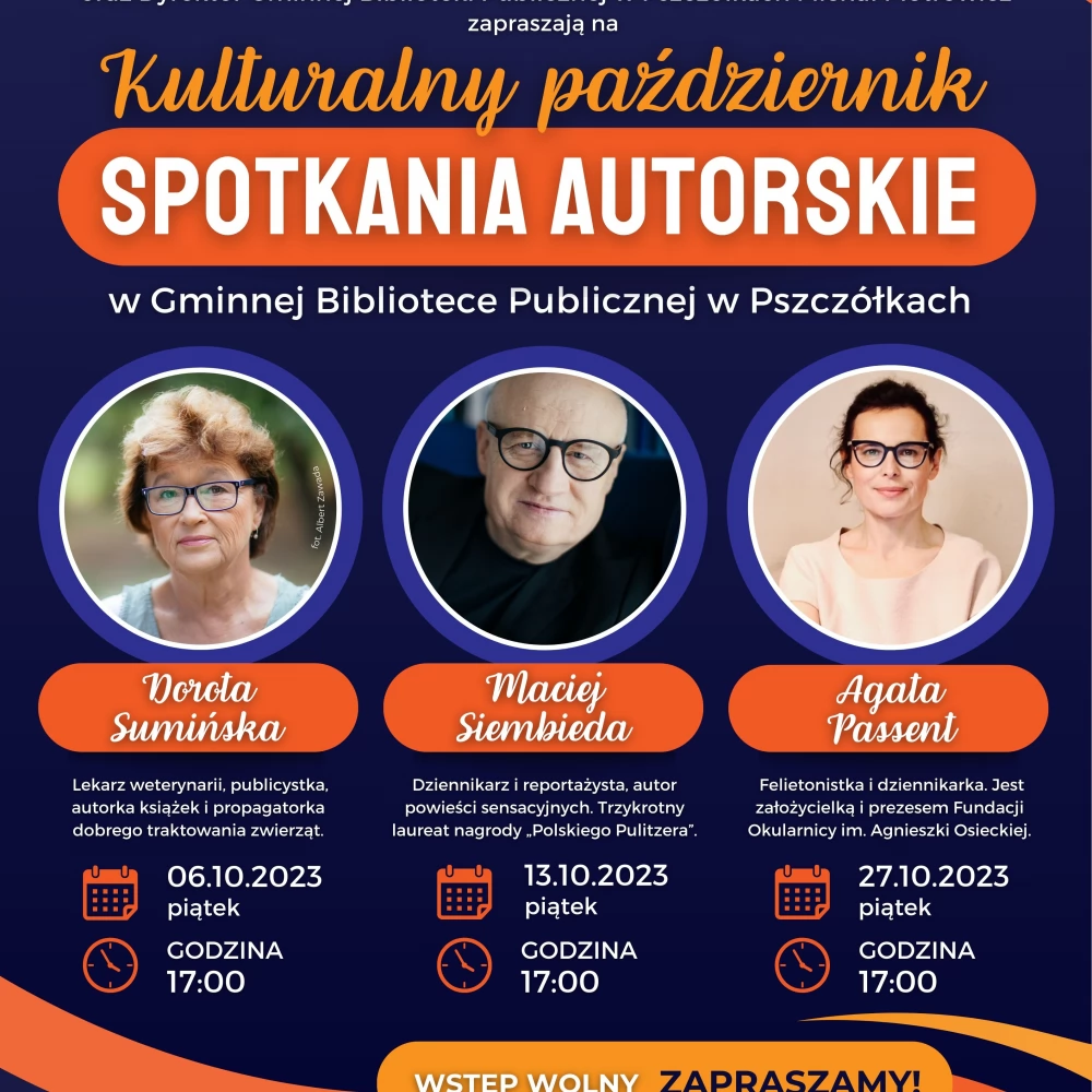 Spotkanie z Dorotą Sumińską w bibliotece w Pszczółkach