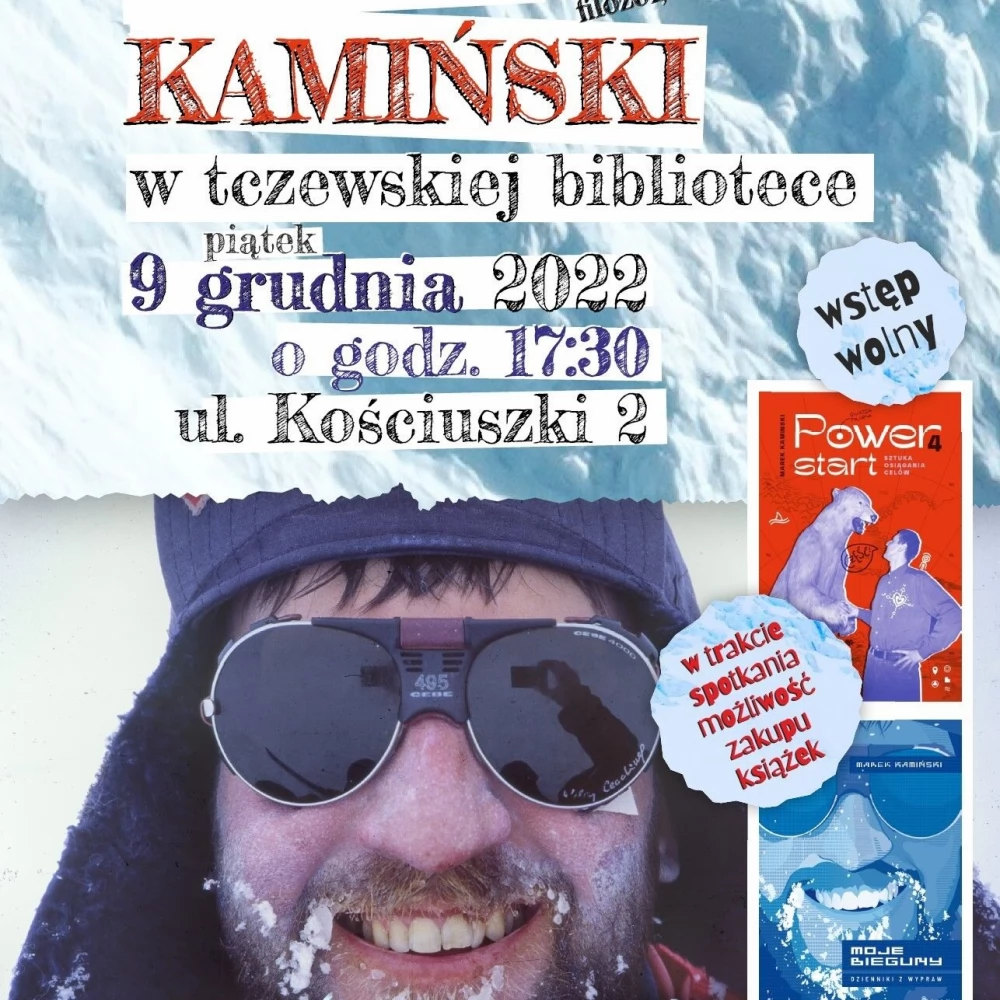 Spotkanie z Markiem Kamińskim w tczewskiej książnicy!