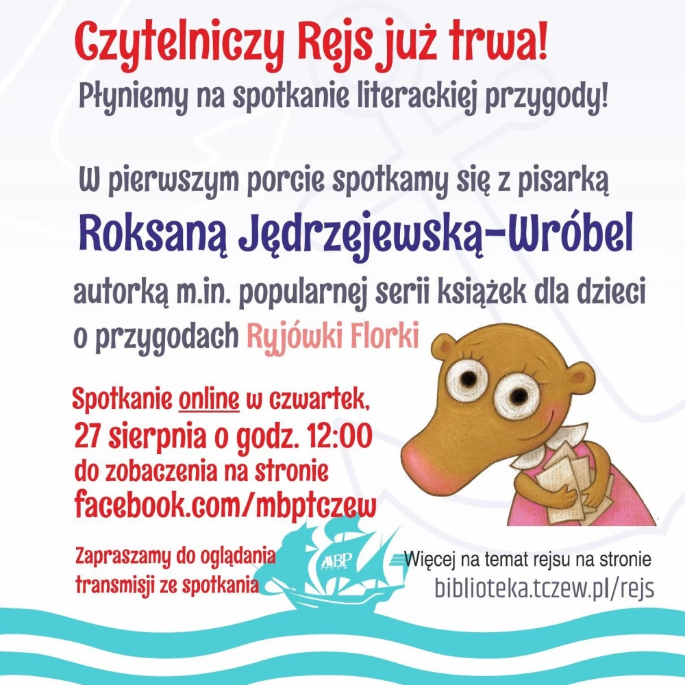 Spotkanie z Roksaną Jędrzejewską -Wróbel