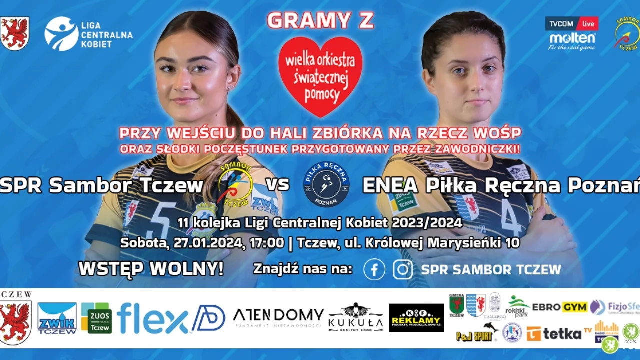 SPR Sambor Tczew - ENEA Piłka Ręczna Poznań - GRAMY Z WOŚP!