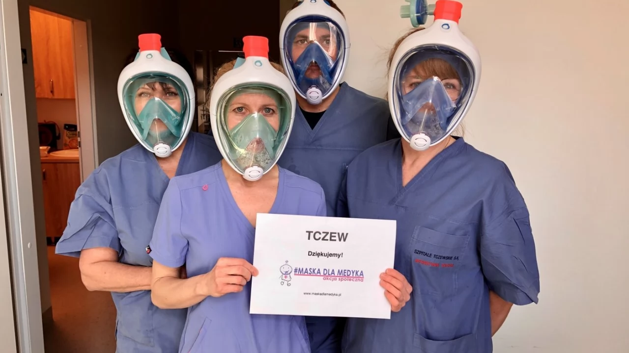 Sprzęt do nurkowania może służyć lekarzom. Dołącz do akcji #MaskaDlaMedyka