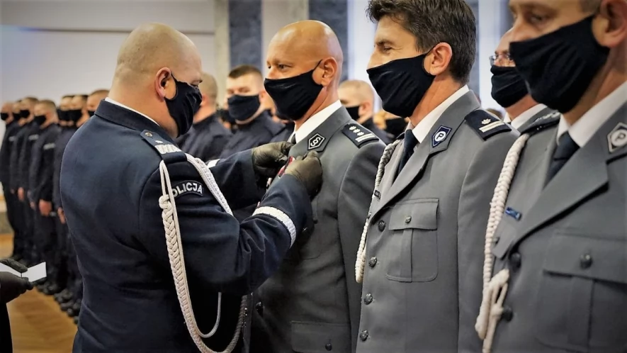Srebrna odznaka dla tczewskiego komendanta