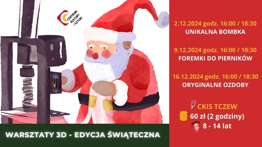 Świąteczne warsztaty druku 3D