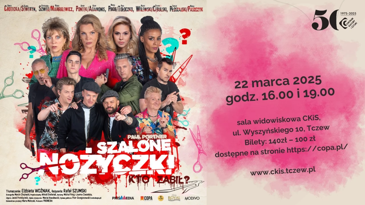 SZALONE NOŻYCZKI, CZYLI KTO ZABIŁ? - spektakl