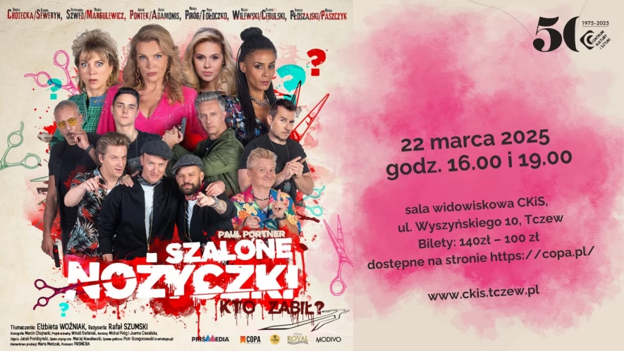 SZALONE NOŻYCZKI, CZYLI KTO ZABIŁ? - spektakl