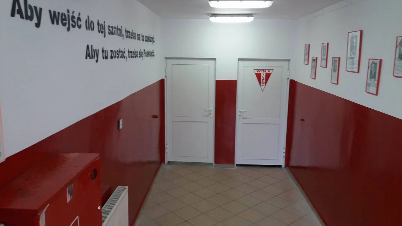 Szatnie na Ceglarskiej po remoncie
