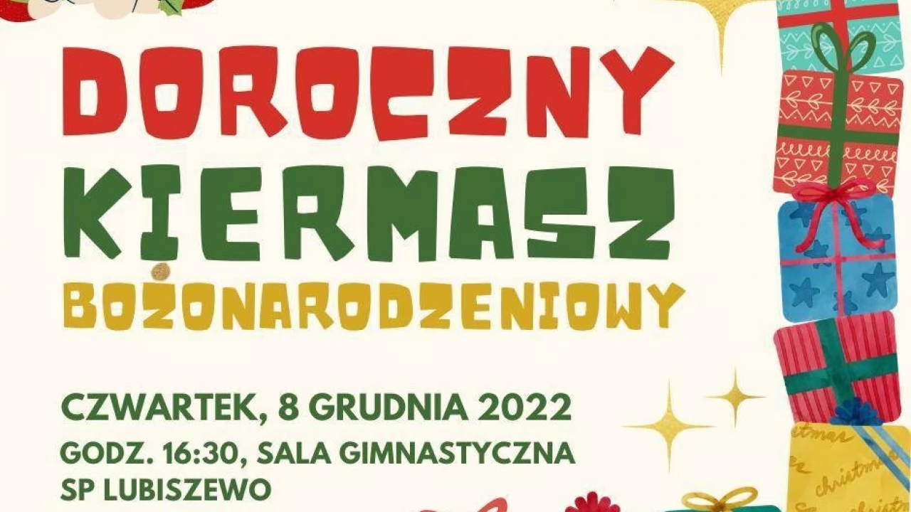 Szkolny Kiermasz Świąteczny w Lubiszewie