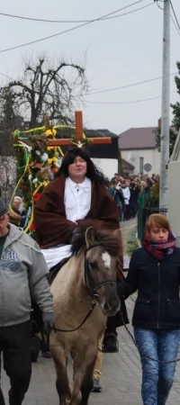 Procesja z palmami w Gogolewie