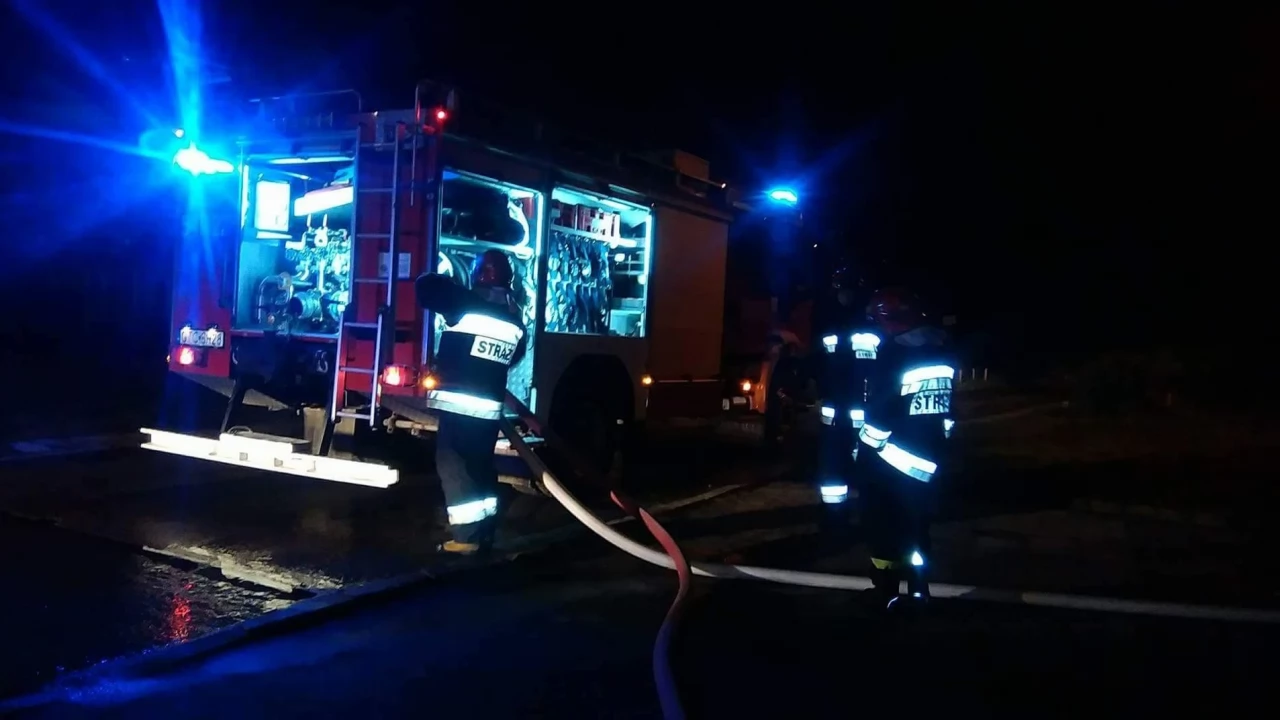 Tczew. Pożar na ulicy Piastowskiej