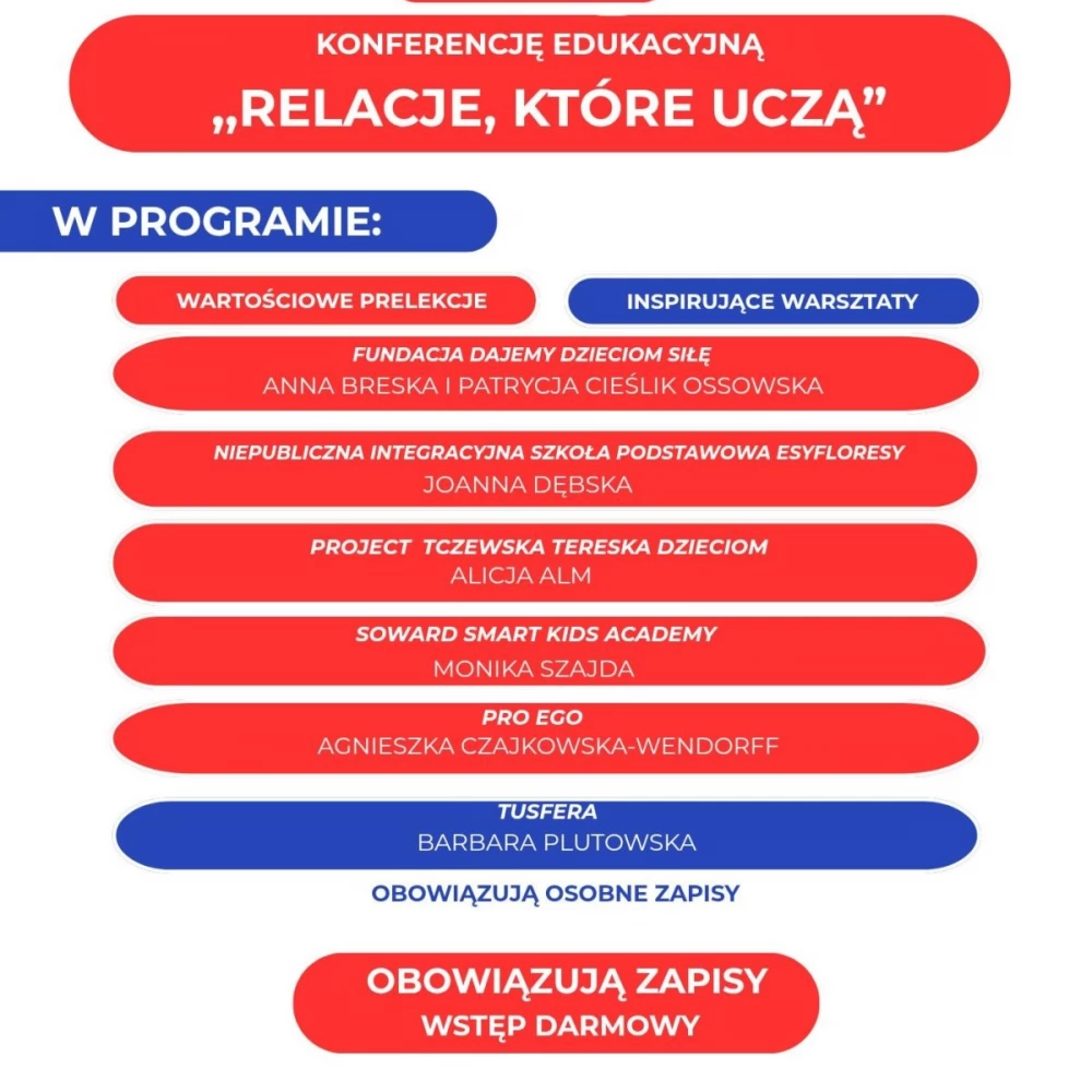 Tczew stolicą empatycznej edukacji. Nadchodzi druga edycja konferencji "Relacje, które uczą"