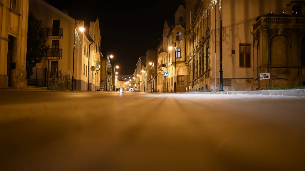 Tczew w nocnej odsłonie