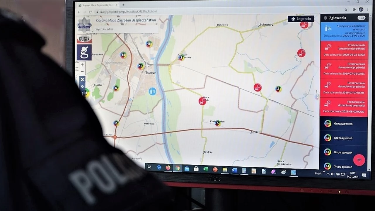 Tczewianie najczęściej skarżą się na złe parkowanie, prędkość i spożywanie alkoholu