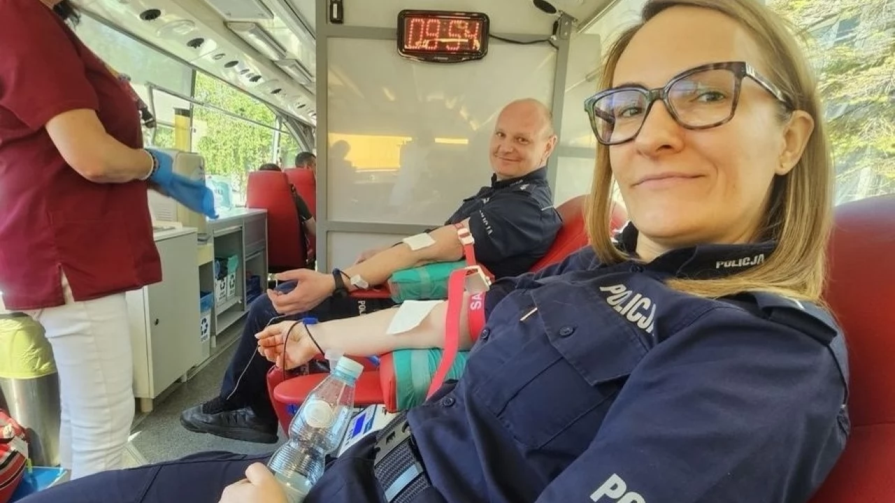 Tczewscy policjanci podzielili się krwią