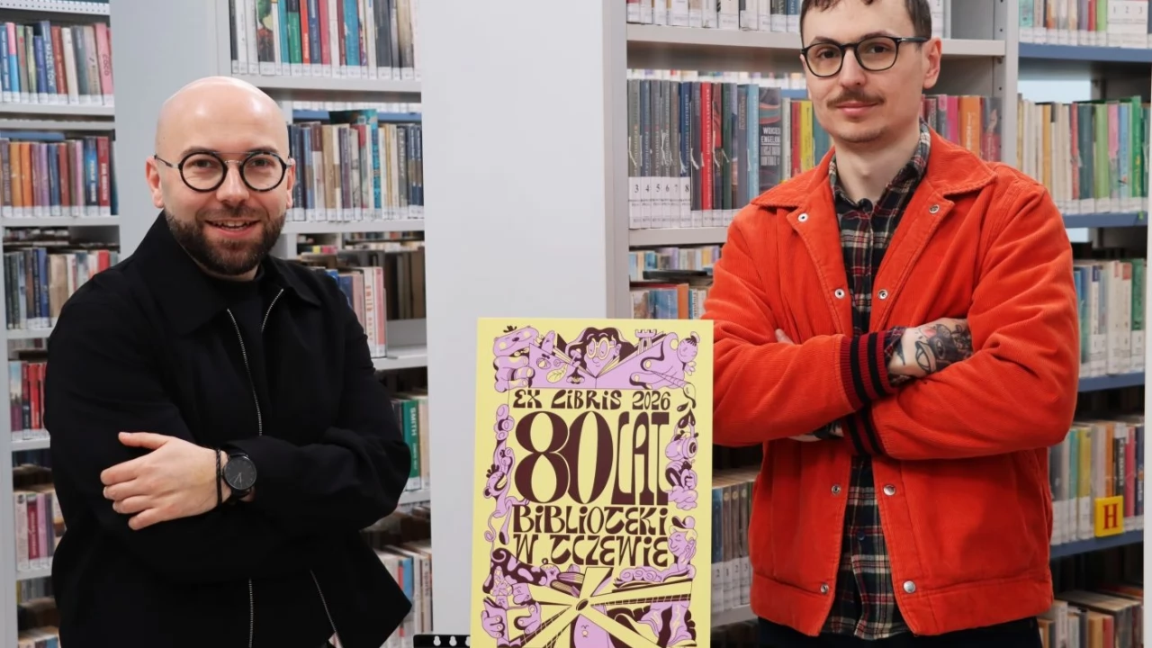 Tczewska biblioteka świętuje 80-lecie. Jubileusz z lokalnym akcentem i urodzinową identyfikacją wizualną
