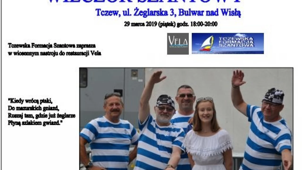 Tczewska Formacja Szantowa zaprasza do Veli