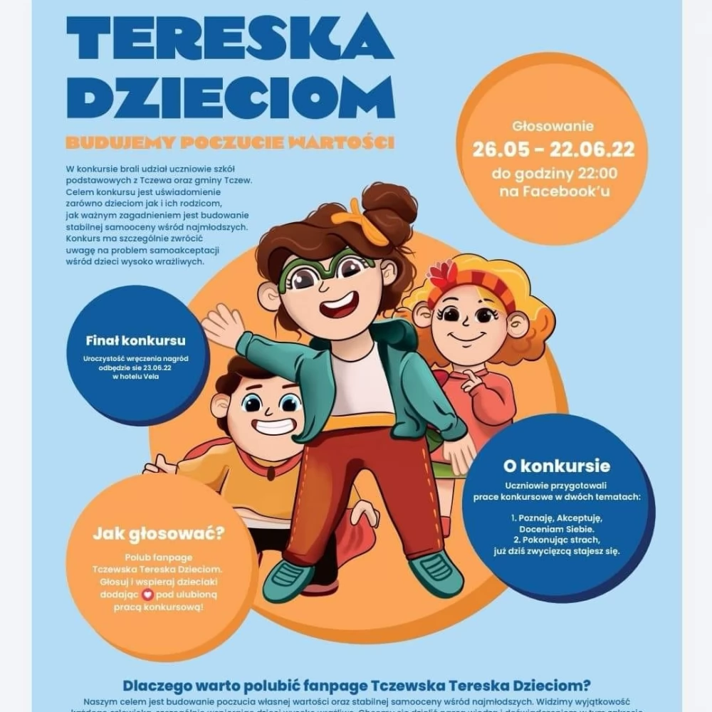 "Tczewska Tereska Dzieciom" - wybierz najlepszą pracę!